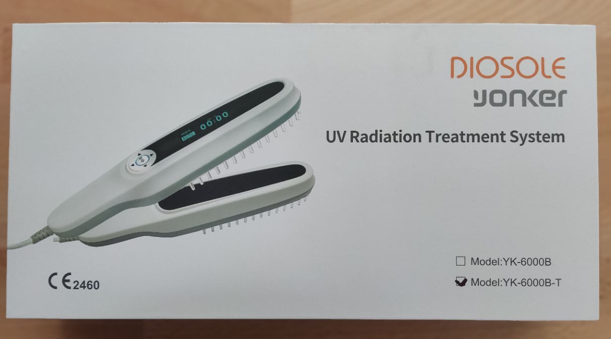 UV - LAMPE zur partiellen Bestrahlung / UV-Kamm