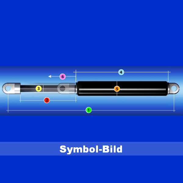 Gasdruckfeder 400N für Privileg Korfu